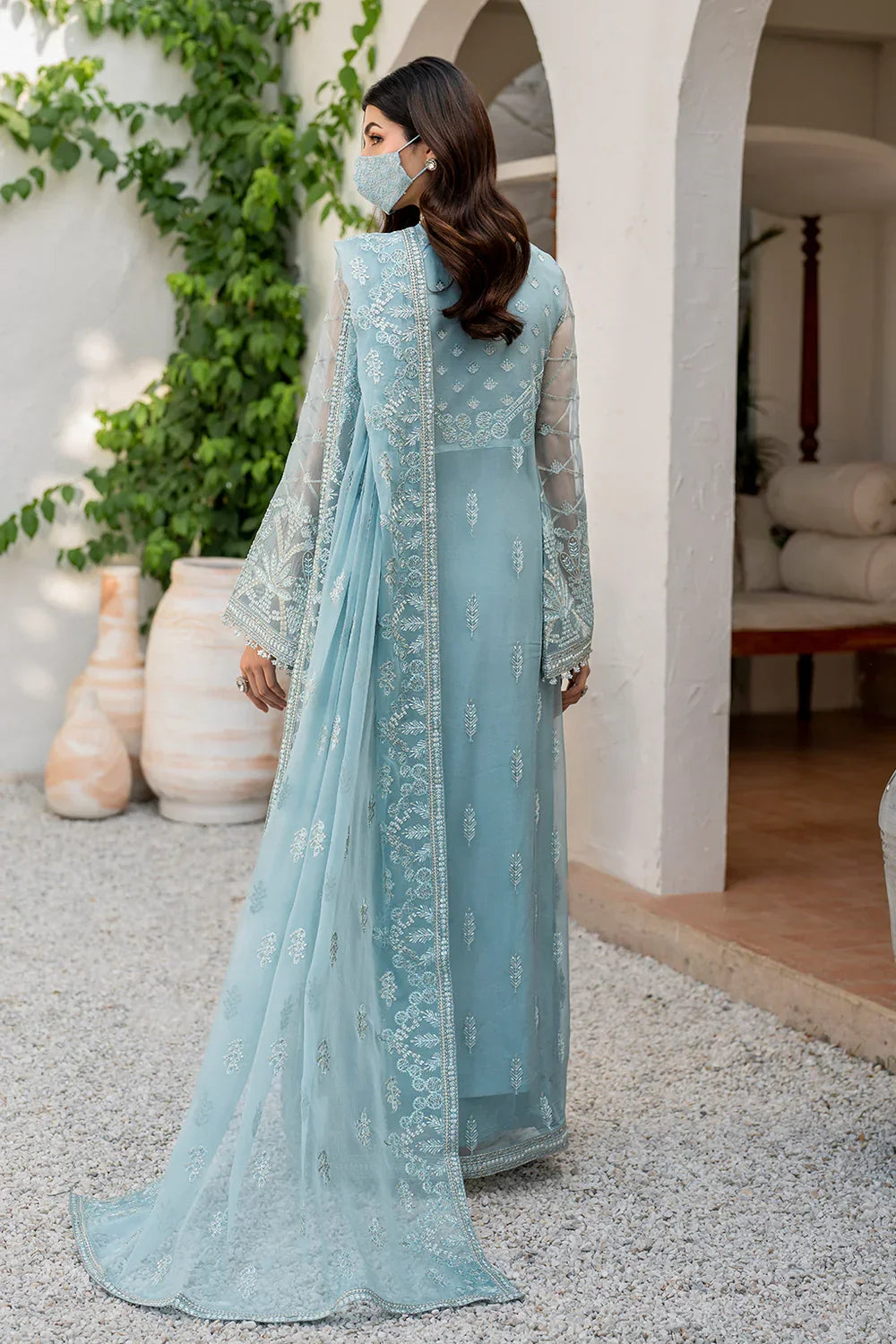 03-Chiffon Suit With Heavy Embroidery | Ready To Wear