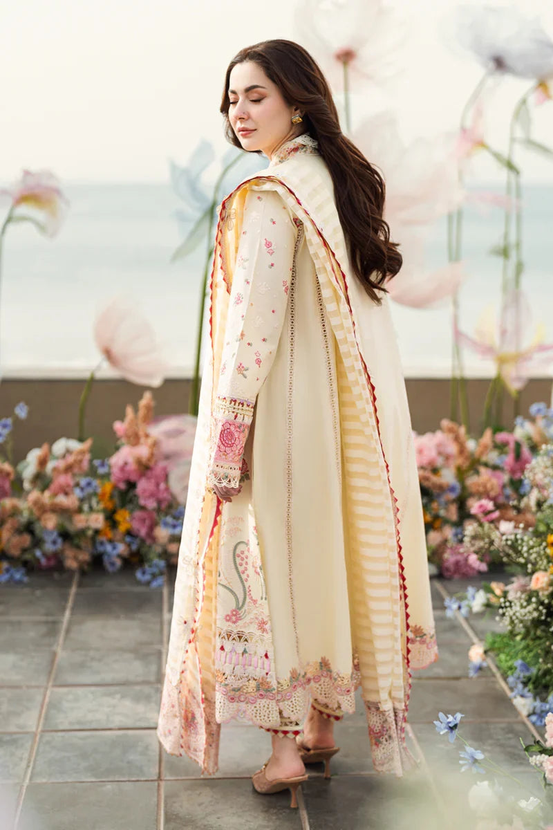 03-Piece Lawn Suit With Embroidery | Ready To Wear