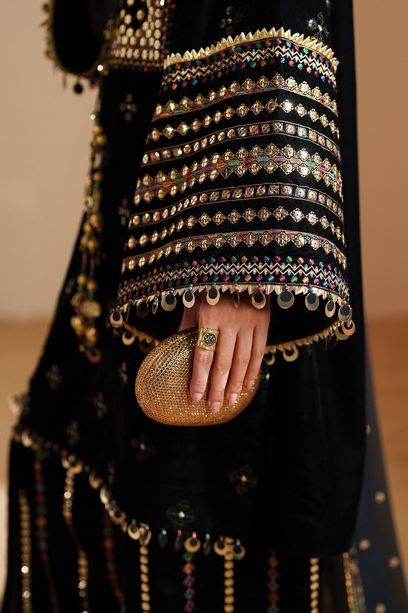 03-Piece Luxury Heavy Embroidered Cotton Suit - Ready To Wear