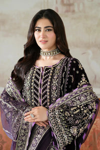 3 Piece Stitched Velvet Suit - Ready to Wear