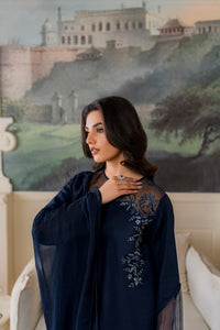 Azzal  Luxury Heavy Embroidered Ciffion 03 Peace Suit - Ready To Wear