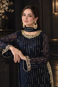Iznik  Embroidered Ciffion 03 Peace Suit - Ready To Wear