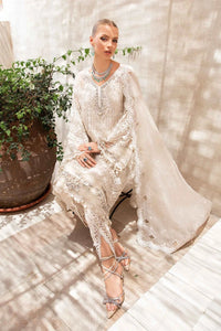 03 Piece Net Suit With Embroidery - Ready To Wear