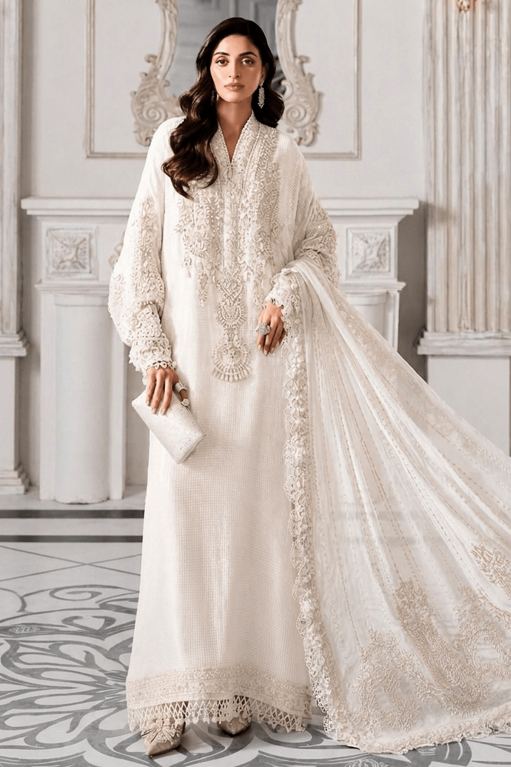 Maria B Luxury Chiffon Embroidery Collection 3 Piece Suit Ready To Wear