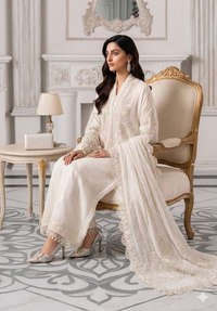 Maria B Luxury Chiffon Embroidery Collection 3 Piece Suit Ready To Wear