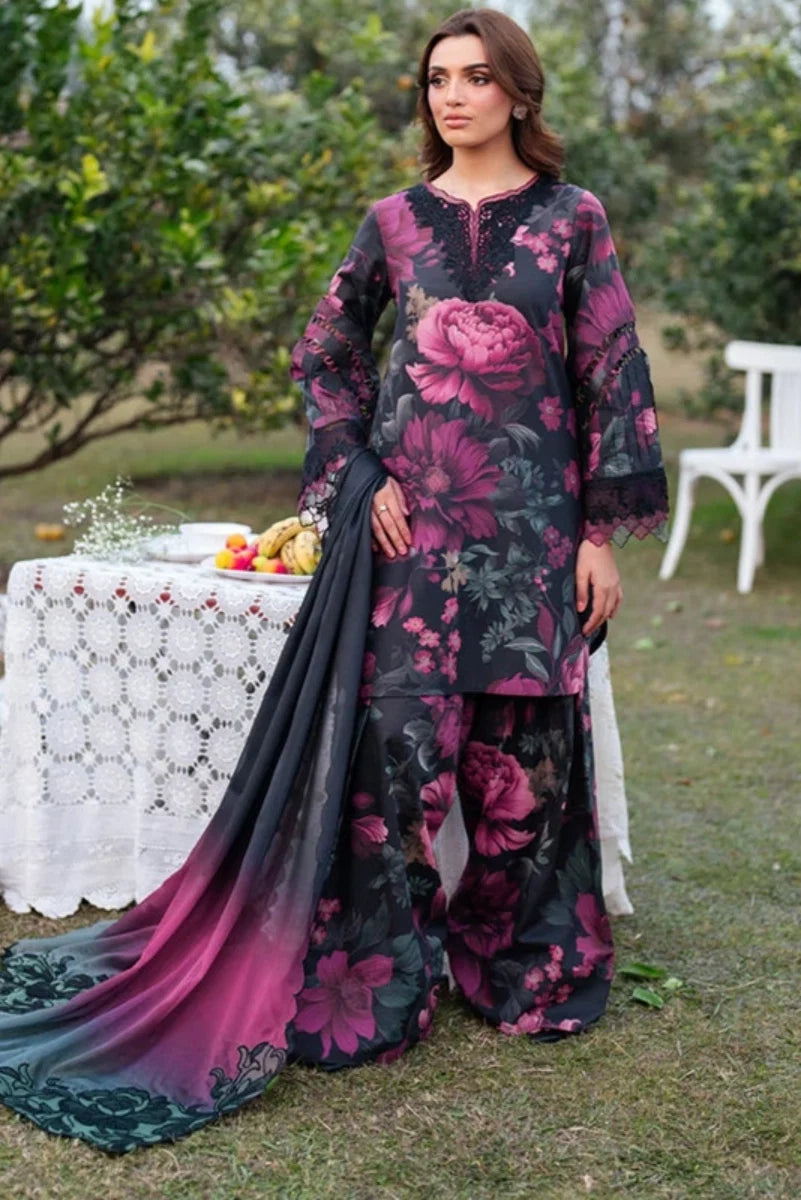 03-Piece Printed Lawn Suit | Ready To Wear