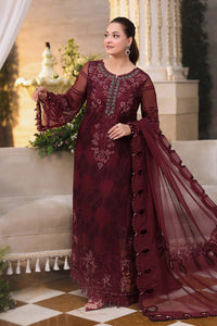 Maria B Luxury Heavy Embroidered Ciffion 03 Peace Suit - Ready To Wear