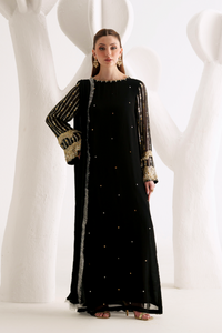 Amave Luxury Heavy Embroidered Ciffion 03 Peace Suit - Ready To Wear