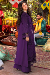 03-Piece Embroidered Cotton Suit With Printed Chiffon Dupatta -  Ready To Wear