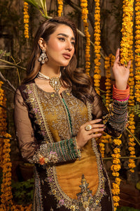 Khuda Baksh Luxury Heavy Embroidered Ciffion 03 Peace Suit - Ready To Wear