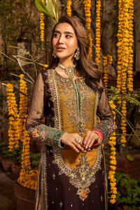 Khuda Baksh Luxury Heavy Embroidered Ciffion 03 Peace Suit - Ready To Wear
