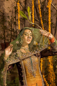 Khuda Baksh Luxury Heavy Embroidered Ciffion 03 Peace Suit - Ready To Wear
