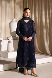 Azure Embroidered Chiffon 3 Piece Suit  Nova Night Ready To Wear