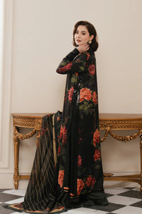 03-Piece Embroidered Shamoz Silk Suit - Ready To Wear