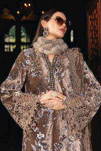 03-Piece Embroidered Velvet Suit- Ready To Wear