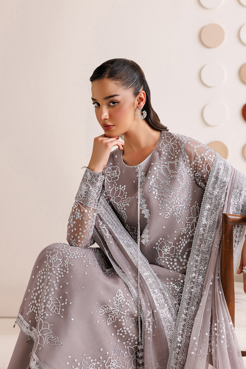 Farasha Luxury Embroidered Ciffion 03 Peace Suit - Ready To Wear