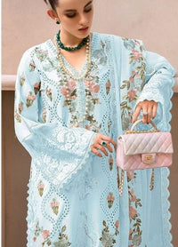 03-Piece Heavy Embroidered Chikankari Lawn Dress Ready To Wear