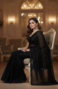 Chiffon Silk Saree - Ready To Wear