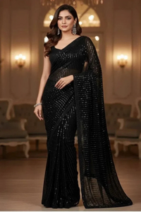 Chiffon Silk Saree - Ready To Wear