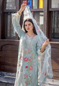 Lawn Embroidered Chikankari Suit 03 Piece Suit Ready To Wear