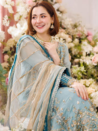 Charizma Luxury Heavy  Embroidered Ciffion 03 Peace Suit - Ready To Wear