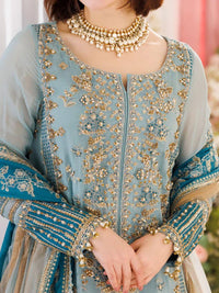 Charizma Luxury Heavy  Embroidered Ciffion 03 Peace Suit - Ready To Wear