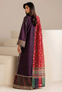 03-Piece Embroidered Lawn Suit - Ready To Wear