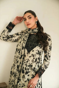 03-Piece Printe Lawn Suit With Embroidery | Ready To Wear