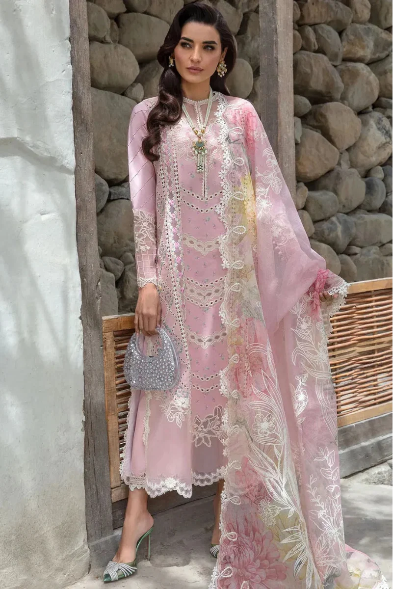 03-Piece Lawn Suit WIth Heavy Embroidery | Ready To Wear