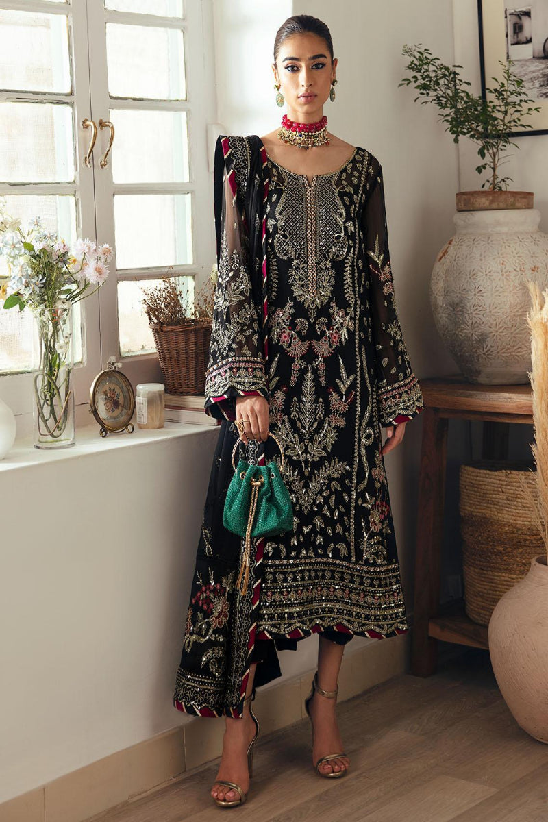 Gulaal Embroidered 03 Peace Chiffon Suits - Ready To wear