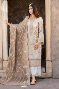 03-Piece Net Suit With Heavy Embroidery | Ready To Wear