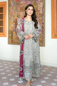 Imrozia Luxury  Heavy Embroidered Ciffion 03 Piece Suit- Ready To Wear