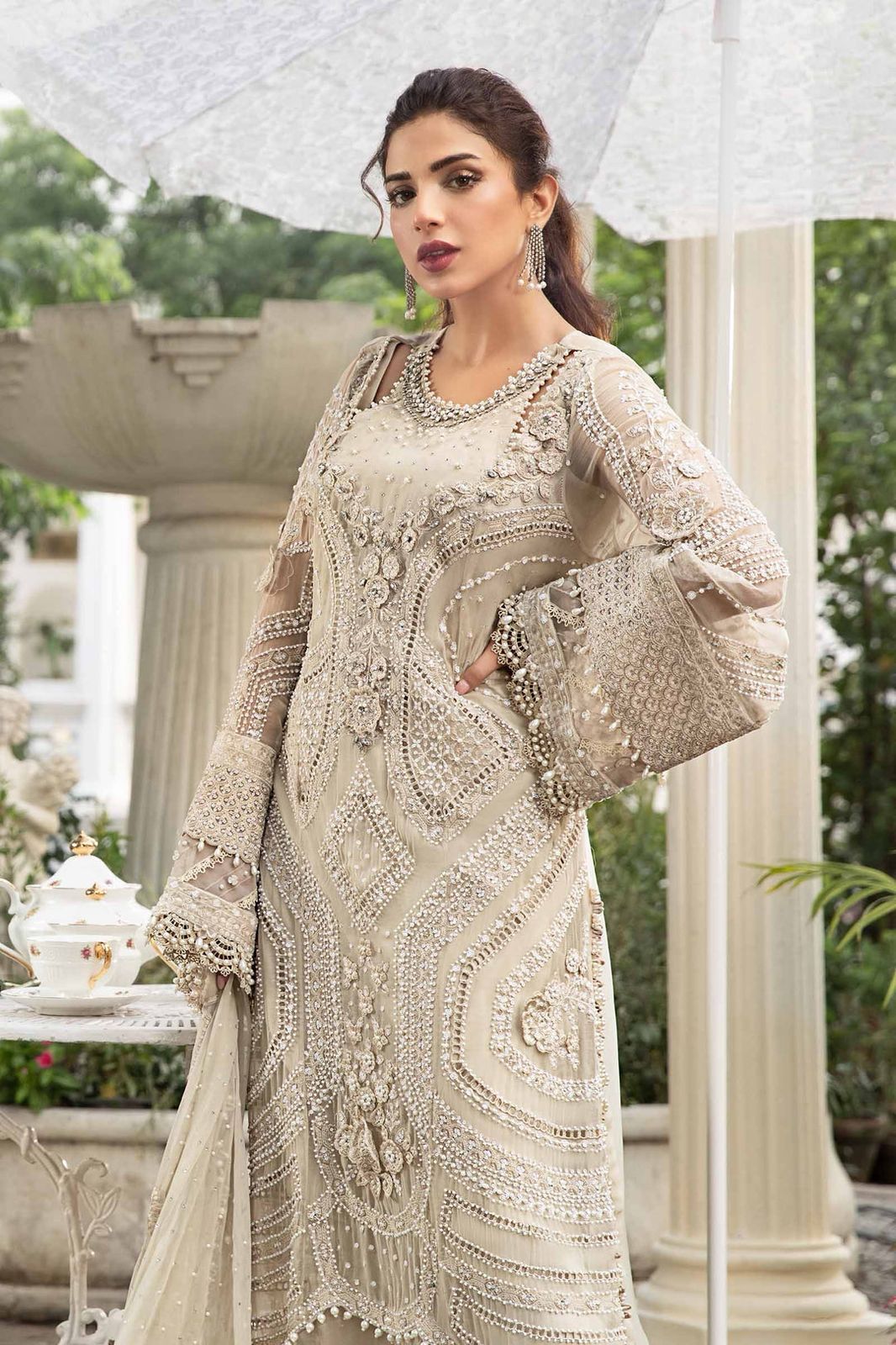 03-Piece Heavy Embroidered Chiffon Suit | Ready To Wear