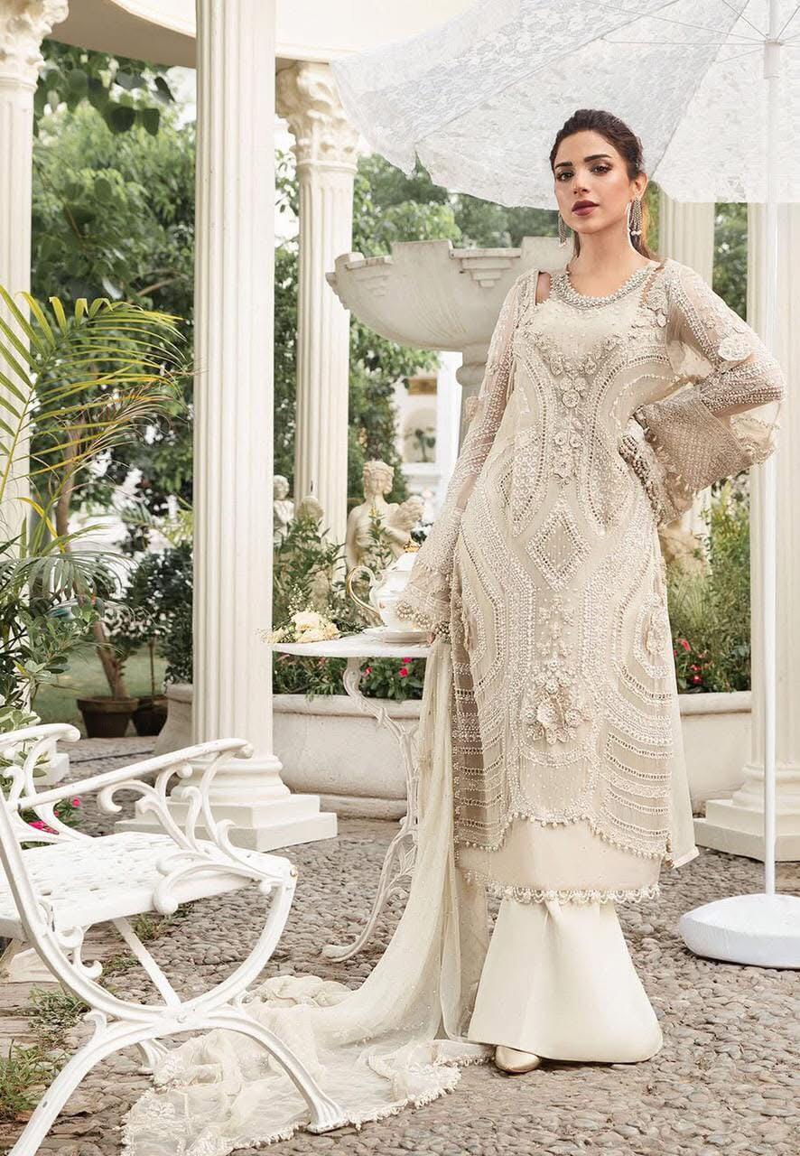 03-Piece Heavy Embroidered Chiffon Suit | Ready To Wear