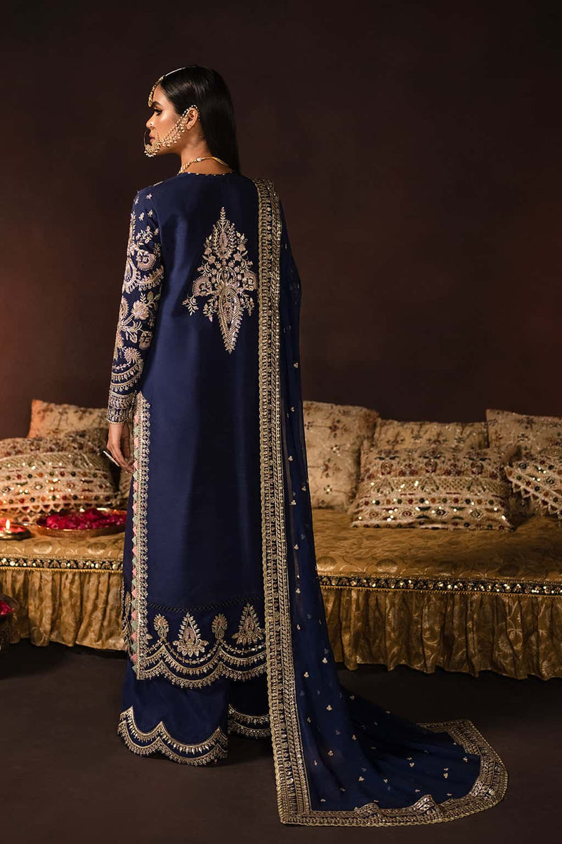 Maya By Afrozeh Divani  Embroidered Velvet 3 Pieces Suit - Ready To Wear