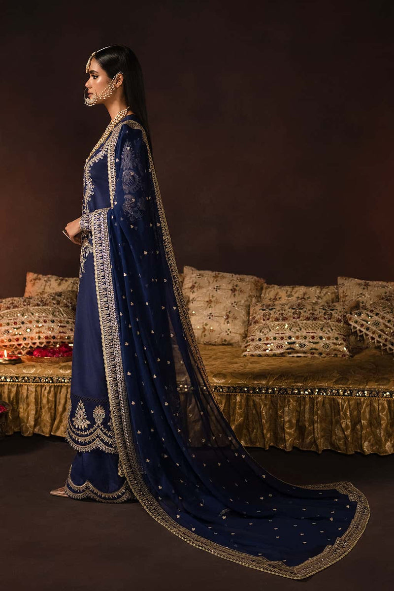 Maya By Afrozeh Divani  Embroidered Velvet 3 Pieces Suit - Ready To Wear