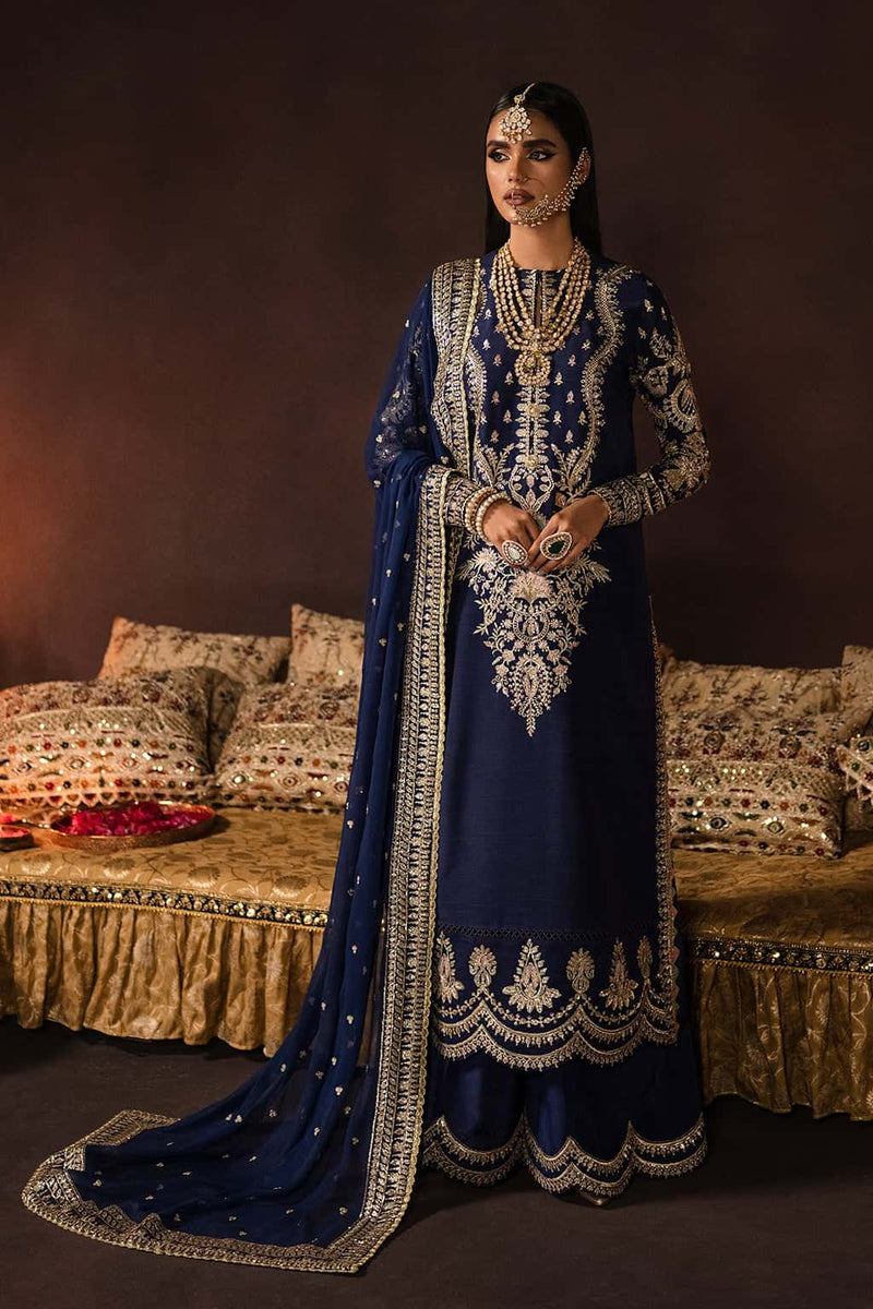 Maya By Afrozeh Divani  Embroidered Velvet 3 Pieces Suit - Ready To Wear