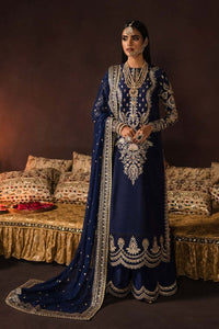 Maya By Afrozeh Divani  Embroidered Velvet 3 Pieces Suit - Ready To Wear