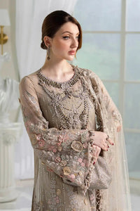 Maria B Luxury Heavy Embroidered Ciffion 03 Peace Suit - Ready To Wear
