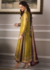 Zari Sitara By Asim Jofa Embroidered Ciffion 03 Peace Suit - Ready To Wear